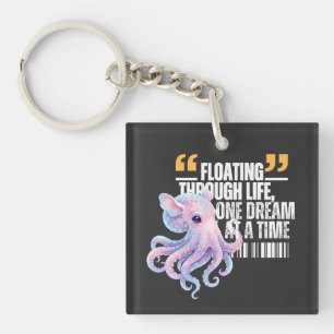 Porte-clefs Citation de la pieuvre Dumbo - Flottant à travers 
