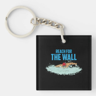 Porte-clefs Citation de natation drôle Cadeau pour nageur