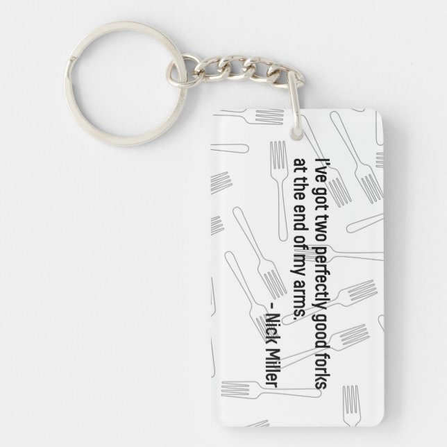 Porte-clefs Citation de Nick Miller 4/6 (Devant)