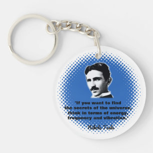 Porte-clefs Citation De Nikola Tesla T-Shirt