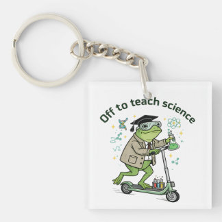 Porte-clefs Citation de professeur de science drôle sur les gr