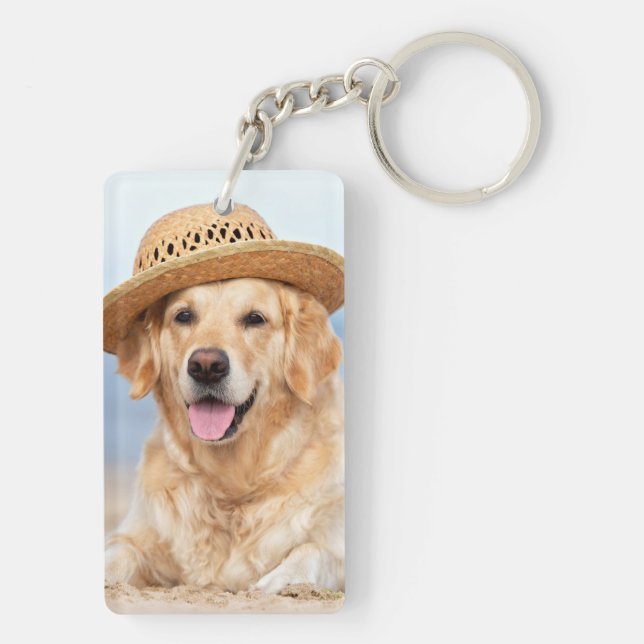 Porte-clefs Citation de sympathie pour chien de compagnie Mémo (Dos)