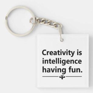 Porte-clefs Citation de vie motivante