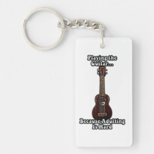 Porte-clefs citation guitare inspirante pour les amateurs de g
