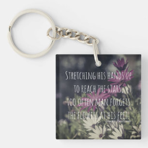 Porte-clefs Citation inspirante de Jeremy Bentham