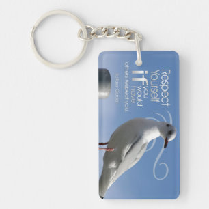 Porte-clefs Citation Inspirationnelle Baltasar Gracian "Respec