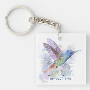 Porte-clefs Citation minuscule mais ferme Whimsical Roux Hummi