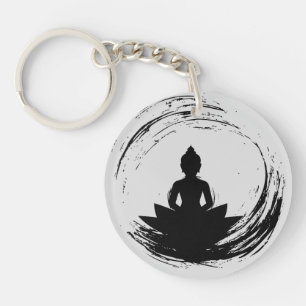Porte-clefs Citation zen : Sagesse et méditation