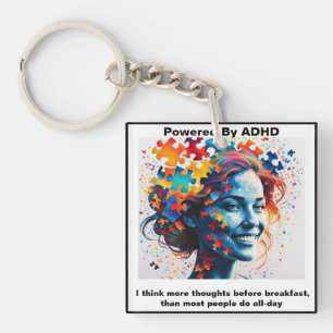 Porte-clefs Citations ADHD.