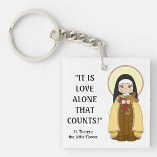 Porte-clefs Citations de la Nune carmélite religieuse de Sain