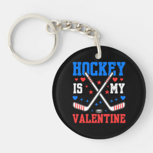 Porte-clefs Citations Drôle Le Hockey Sur Glace Est Mon Équipe