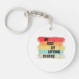 Porte-clefs Citations motivationnelles pour s'élever en aidant