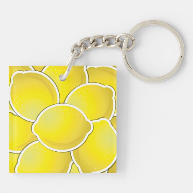 Porte-clefs Citron funky (Dos)