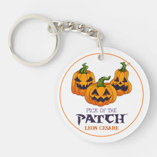 Porte-clefs Citrouille d'Halloween de Jack O Lanterne Mignonne
