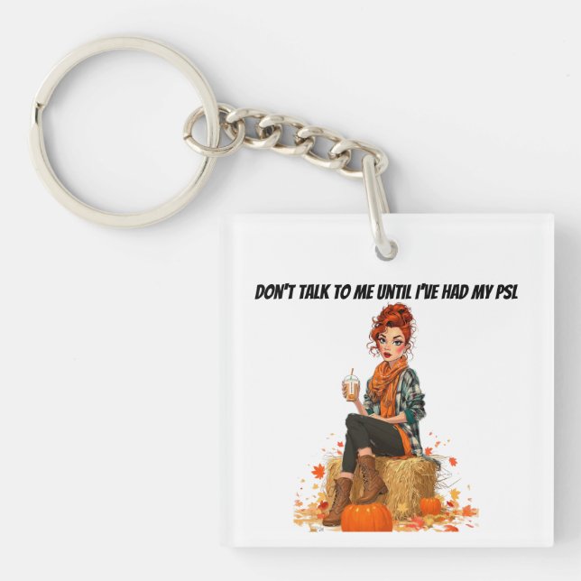 Porte-clefs Citrouille Spice Latte - Ms Sass (Devant)