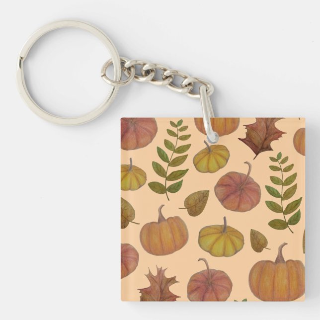 Porte-clefs Citrouilles  (Devant)