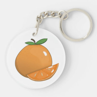 Porte-clefs Citrus juteux Porte - clé orange