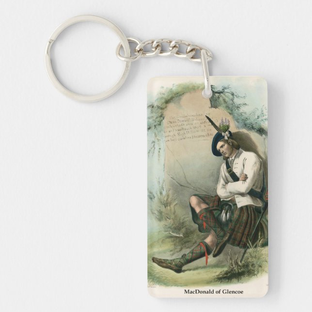 Porte-clefs Clan MacDonald de Glencoe (Devant)