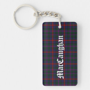 Porte-clefs Clan personnalisé MacCaughan Tartan Plaid Porte -