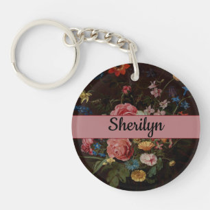 Porte-clefs Clara Peeters : Un bouquet de fleurs -