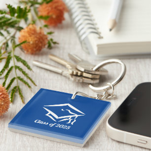 Porte-clefs Classe de 20 ? ? Personnaliser BLUWHT Année