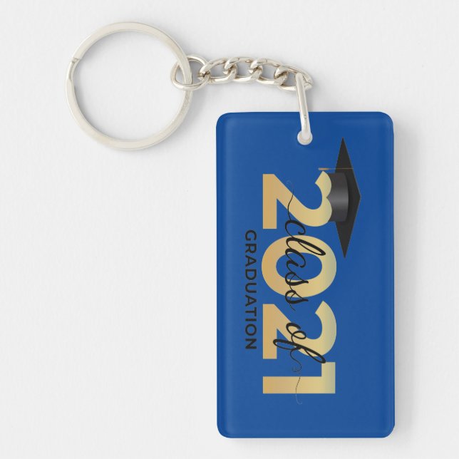 Porte-clefs Classe de Porte - clé de diplômes 2021 (Devant)
