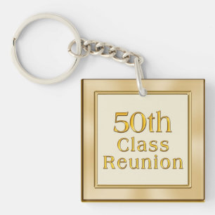 Porte-clefs Classe Golden 50th Class Reunion Souvenirs préfé