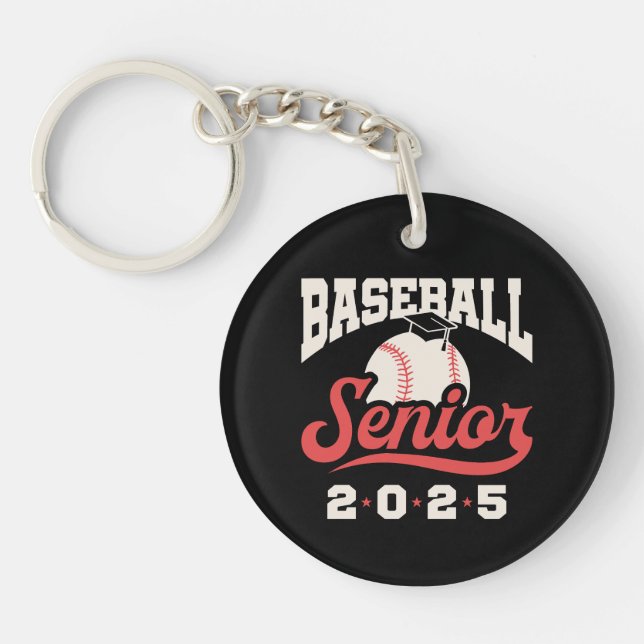 Porte-clefs Classe supérieure de baseball 2025 (Devant)