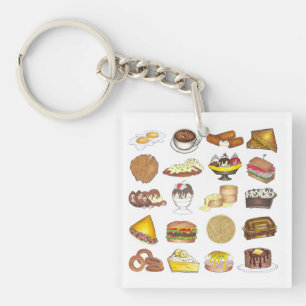 Porte-clefs Classic American Lunch Counter Greasy Spoon Diner