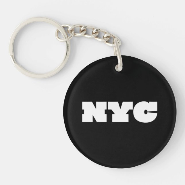 Porte-clefs Classique de NYC (Devant)