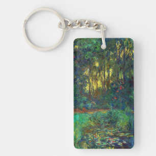 Porte-clefs Claude Monet - Coin d'étang avec des nénuphars