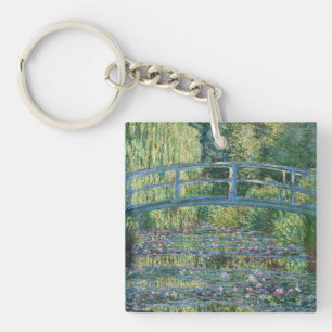 Porte-clefs Claude Monet - Eau Lily étang, Harmonie verte