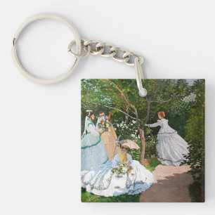 Porte-clefs Claude Monet - Femmes au jardin