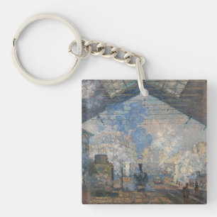 Porte-clefs Claude Monet - Gare Saint-Lazare Vue extérieure