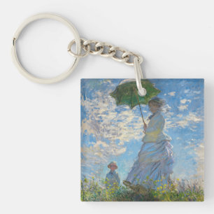 Porte-clefs Claude Monet - La Promenade, Femme avec un Parasol
