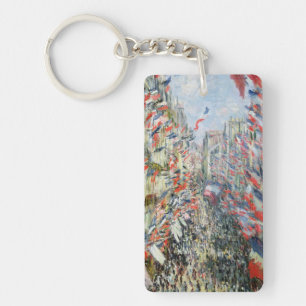 Porte-clefs Claude Monet   la rue Montorgueil, Paris
