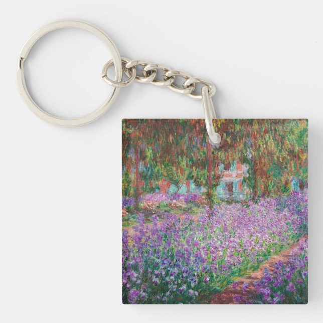 Porte-clefs Claude Monet - Le jardin de l'artiste à Giverny (Devant)