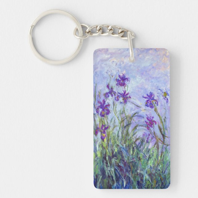 Porte-clefs Claude Monet - Lilac Irises / Iris Mauves (Devant)