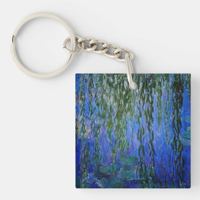 Porte-clefs Claude Monet - Lys d'eau avec saule plumant (Devant)