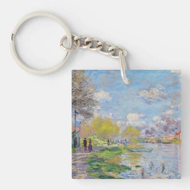 Porte-clefs Claude Monet - Printemps de la Seine (Devant)