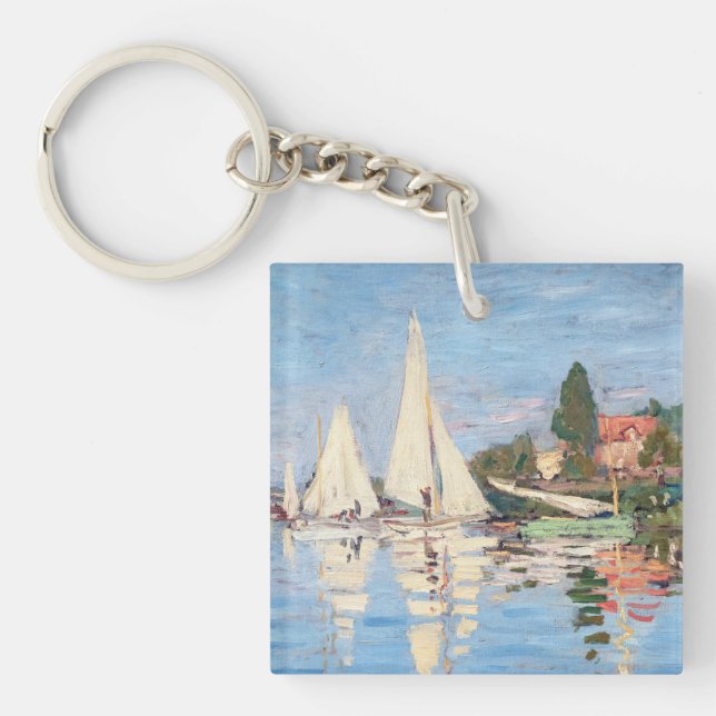 Porte-clefs Claude Monet - Régates à Argenteuil (Devant)
