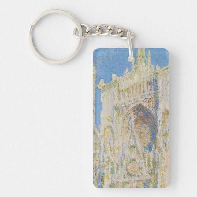Porte-clefs Claude Monet Rouen Cathedral Portal Morning Light (Devant)