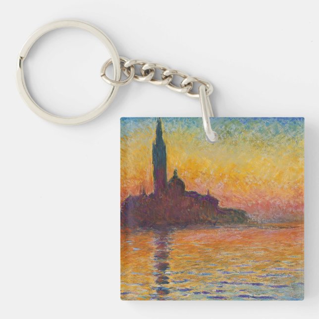Porte-clefs Claude Monet - San Giorgio Maggiore à Dusk (Devant)