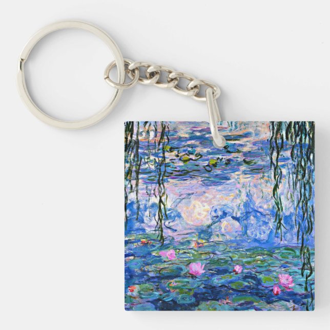 Porte-clefs Claude Monet - Water Lilies, 1919, (Devant)