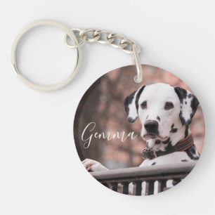 Porte-clefs Clavier photo pour animal