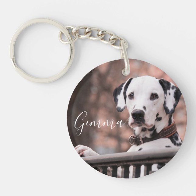 Porte-clefs Clavier photo pour animal (Devant)