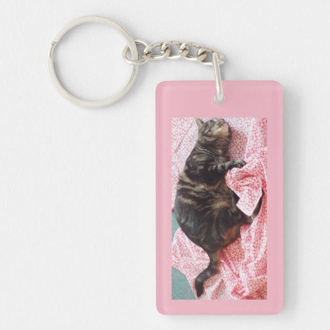 Porte-clefs Clavier rectangle de touche Dave (Devant)