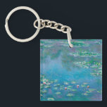 PORTE-CLEFS CLÉ ACRYLIQUE : "NÉNUPHARS" PAR MONET<br><div class="desc">"NÉNUPHARS" PAR CLAUDE MONET</div>