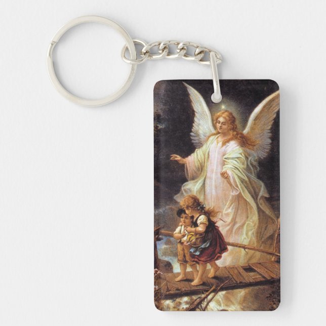 Porte-clefs Clé Angel du gardien (Devant)