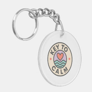 Porte-clefs Clé de la Calme | Cadeau de remerciement pour le s
